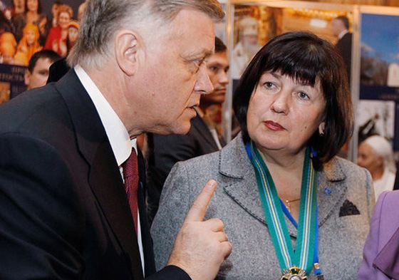 Владимир Якунин с женой Натальей