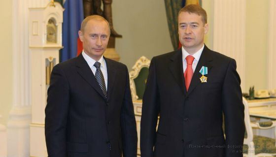 Леонид Маркелов и Владимир Путин