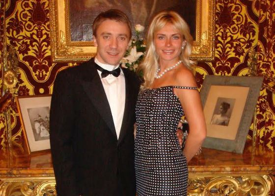 На фото: Екатерина Цветова с супругом