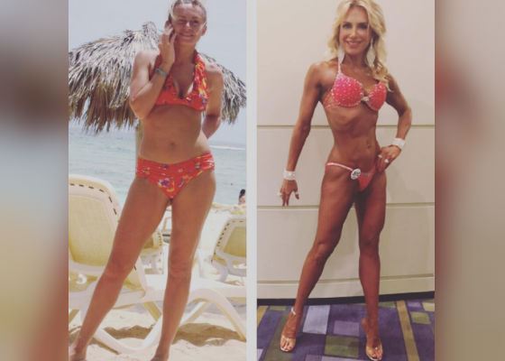 Катя Цветова в 32 и 42 года (фото из личного Instagram katia_tsvetova_)