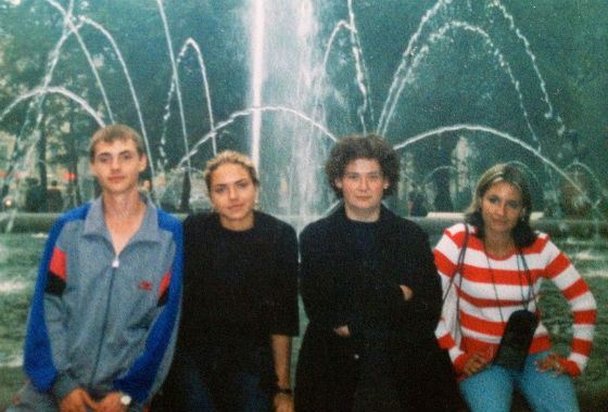 Оксана Казакова с друзьями юности