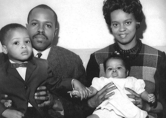 Мишель Обама с семьей: родителями и братом