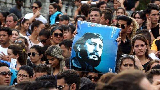После смерти Кастро на Кубе был объявлен 9-дневный траур
