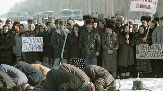Чеченская кампания является главным аргументом критиков Ельцина