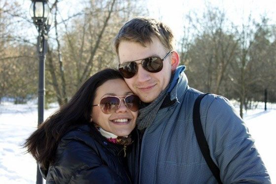Алексей Демидов со своей женой Еленой