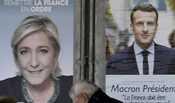 Макрон и Ле Пен – главные конкуренты по итогам первого тура выборов