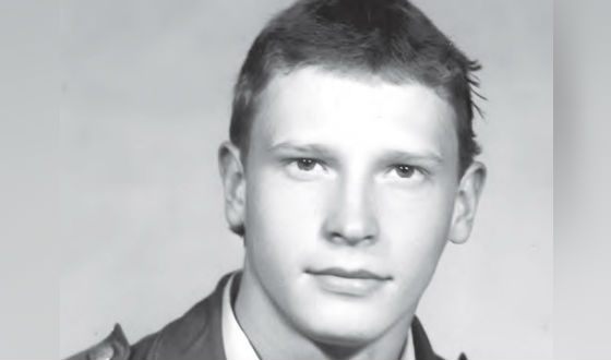 Александр Бурков в молодости