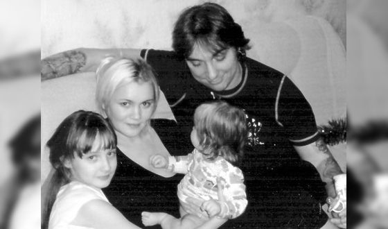 Михаил Горшенев, его дети и жена