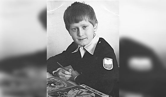 Андрей Рожков в детстве