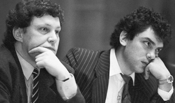 На фото: Григорий Явлинский и Борис Немцов
