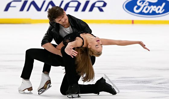 Иван Букин и Александра Степанова на Finlandia Trophy 2016