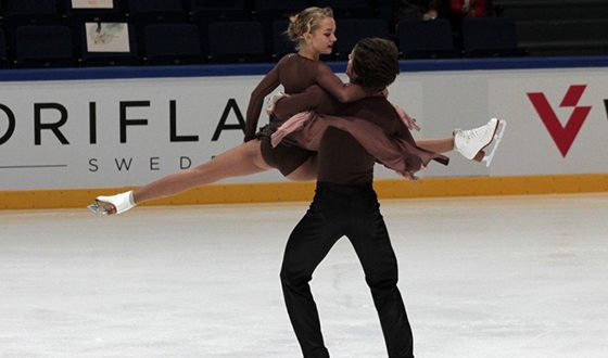 Александра Степанова и Иван Букин на «Finlandia Trophy» 2014