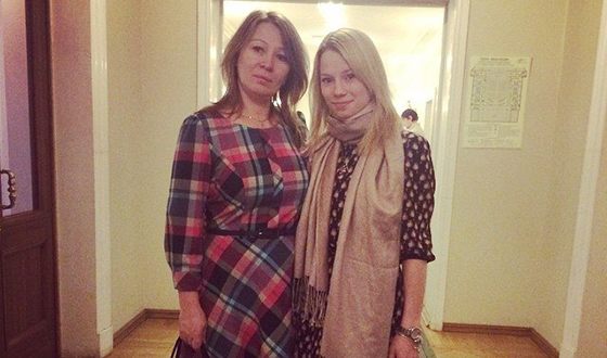 Евгения Тарасова с мамой Татьяной Тарасовой