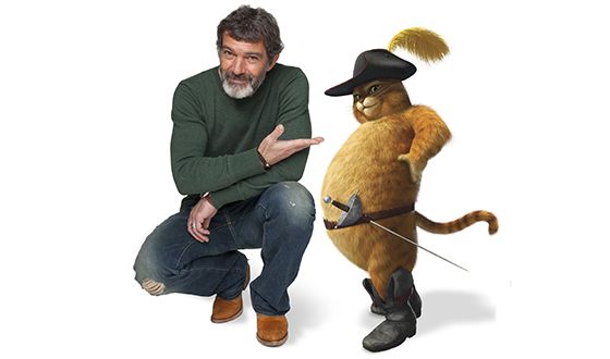 Антонио Бандерас озвучил кота в мультфильме про Шрека
