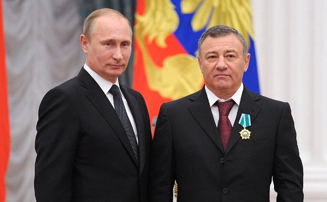 Владимир Путин и Аркадий Ротенберг
