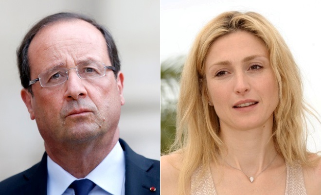 Франсуа Олланд и Жюли Гайе