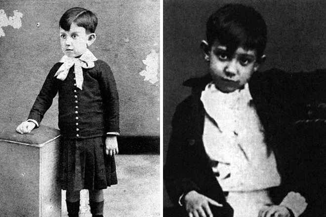 Пабло Пикассо в детстве
