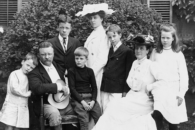Теодор Рузвельт с семьей