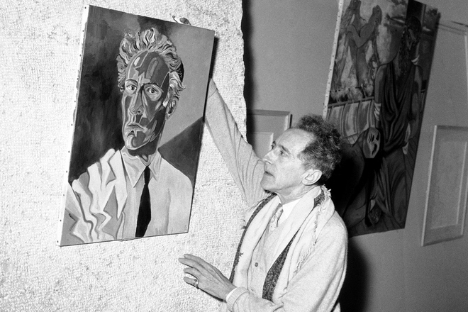 Жан Кокто и его автопортрет