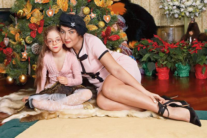Лолита Милявская с дочкой