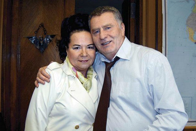 Владимир Жириновский с женой