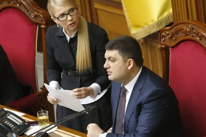 Юлия Тимошенко и Владимир Гройсман