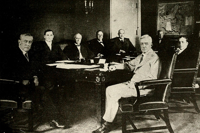 Вудро Вильсон и его кабинет министров