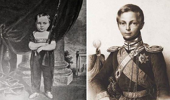 Александр II в детстве