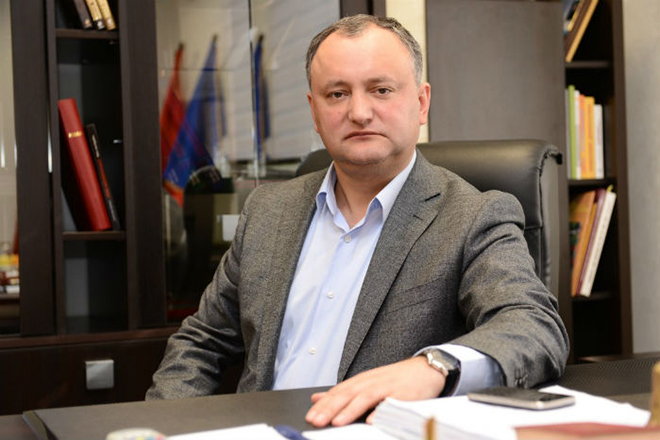 Президент республики Молдова Игорь Додон