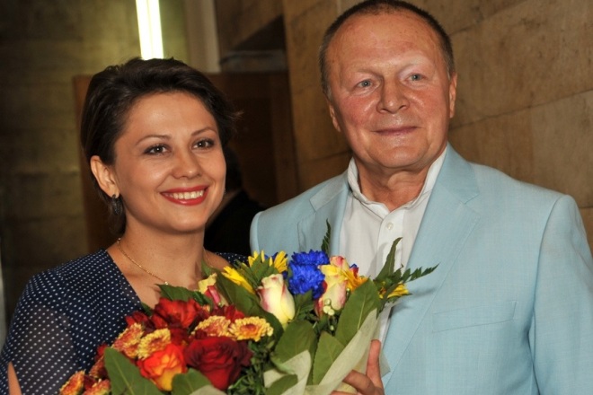 Борис Галкин с женой