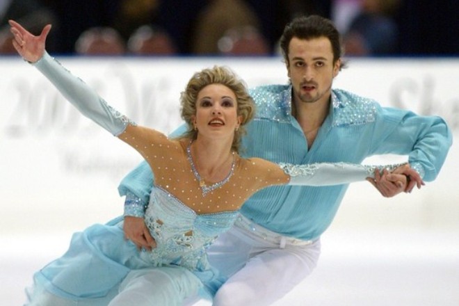 Илья Авербух и Ирина Лобачева на льду