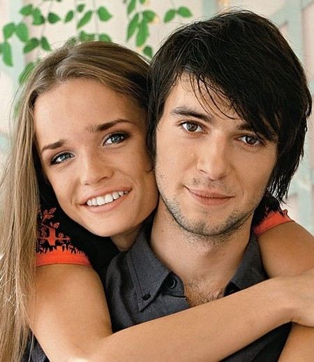 Актер Павел Баршак с женой Евгенией