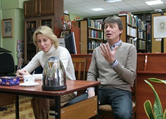 Анатолий Лобоцкий с женой Юлией Рутберг