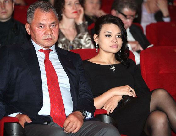 Сергей Шойгу с дочерью Ксенией
