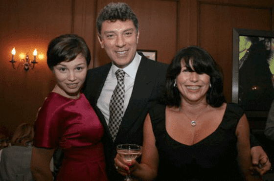 Первая жена Раиса, Борис Немцов и их дочь Жанна