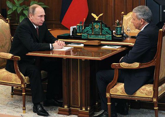 Встреча Вячеслава Битарова и Владимира Путина
