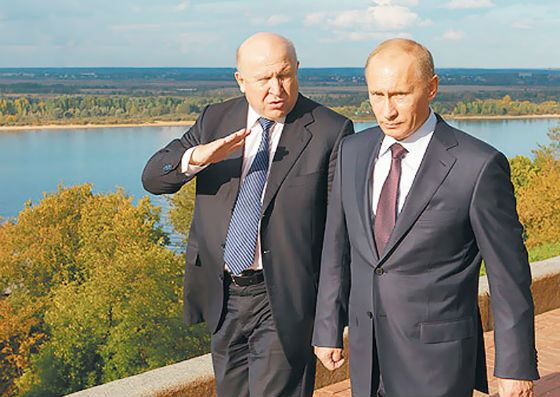 Валерий Шанцев и Владимир Путин