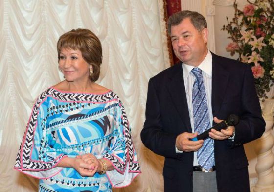 Губернатор Анатолий Артамонов с женой, Зоей Артамоновой