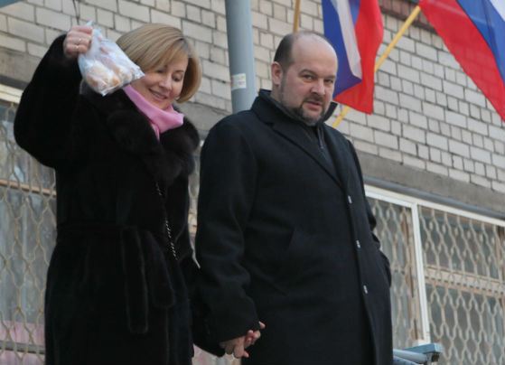 Губернатор Архангельской области Игорь Орлов с женой