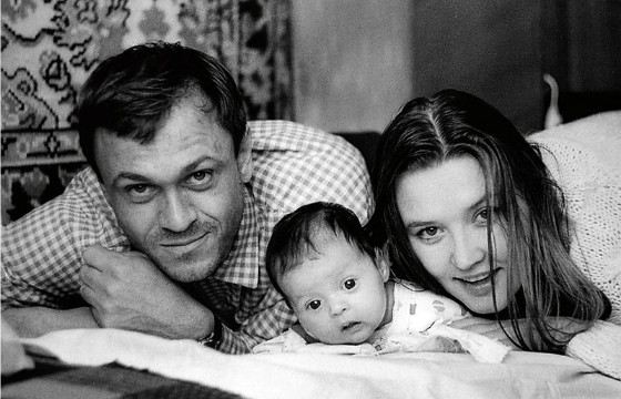 Юлия Меньшова с родителями. 1969 год