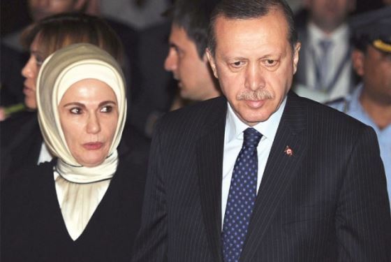 Эрдоган и его жена Эмине