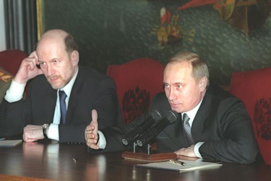 Александр Волошин и Владимир Путин