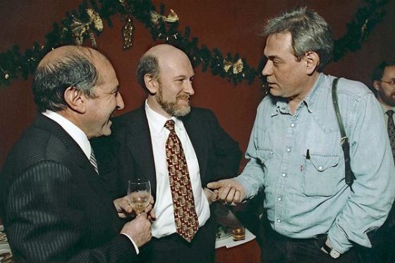 Александр Волошин (на фото в центре) с Б. Березовским и С. Доренко