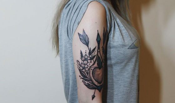 Одна из татуировок Милены Чижовой