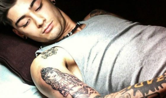 Татуировки Зейна Малика – их малая часть