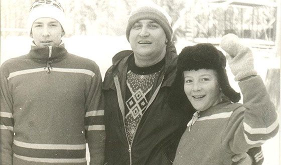 Андрей Турчак с отцом и братом Борисом
