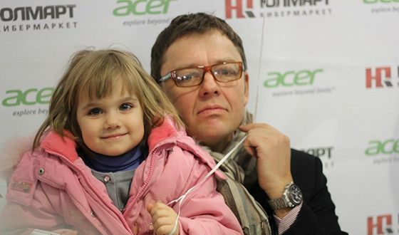 Сергей Нетиевский и его дочь