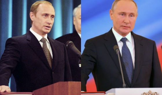 Инаугурация Владимира Путина в 2000 и 2018 годах
