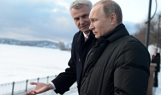 Сергей Носов и Владимир Путин